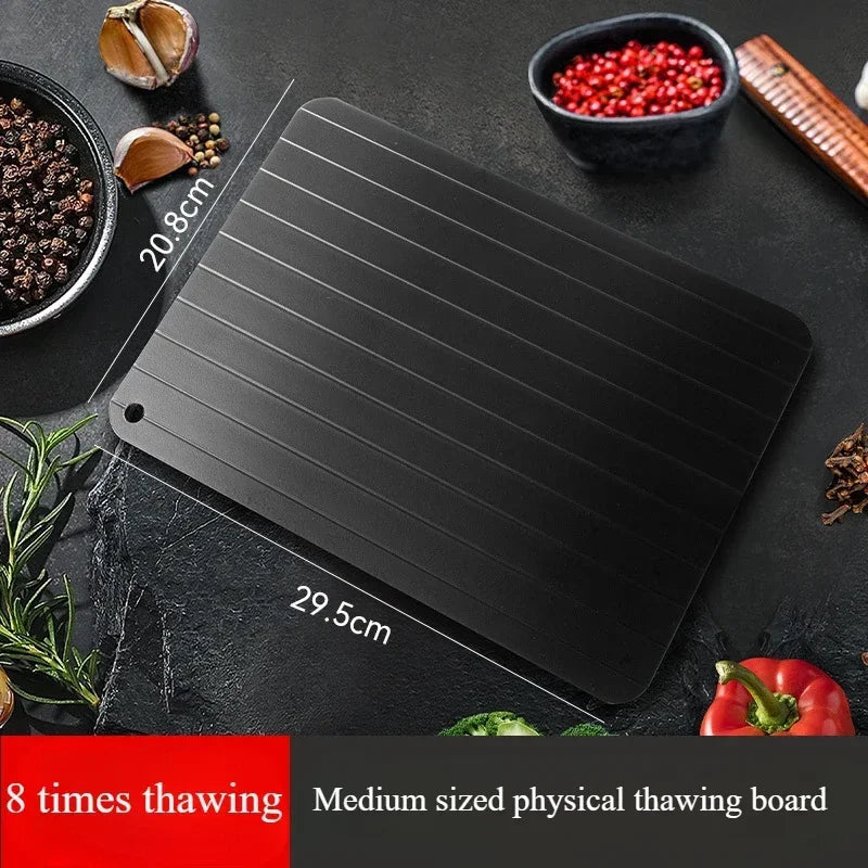 Defrosting tray
Plateau de décongélation Décongeler rapidement le poulet, le steak et d'autres viandes,